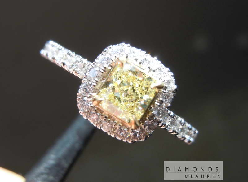 canary diamond ring