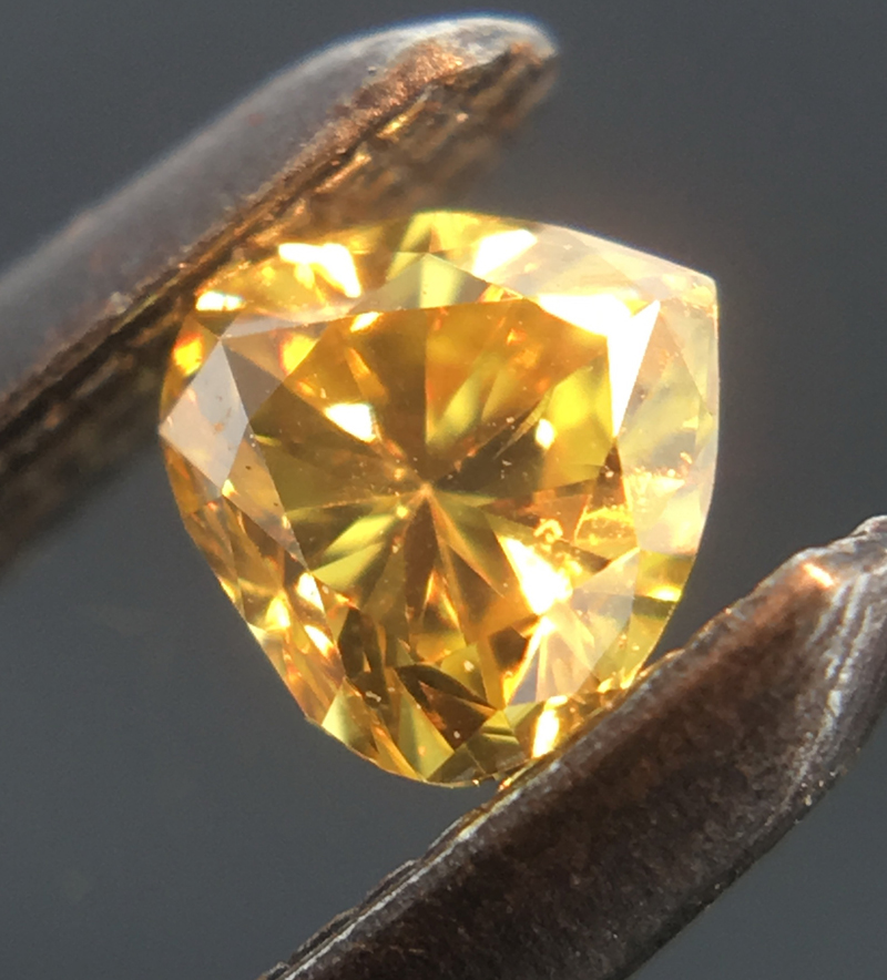 natral orange diamond