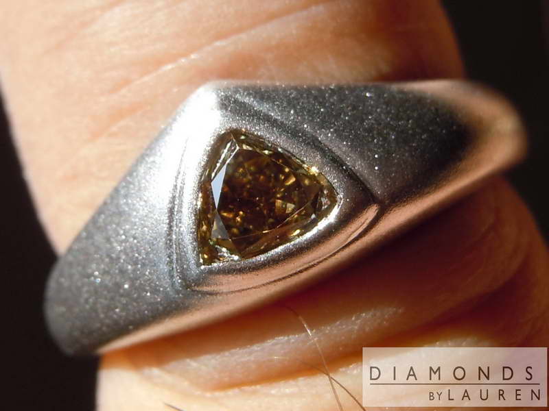 chocoalte diamond ring