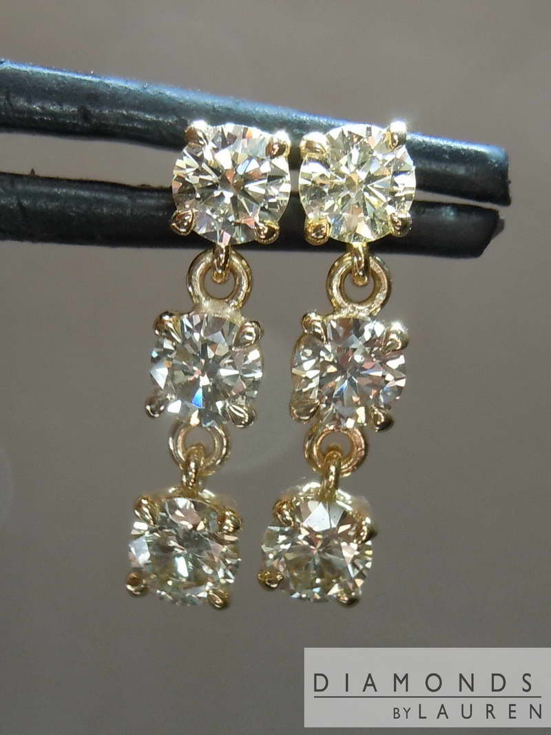 canary diamond earrings