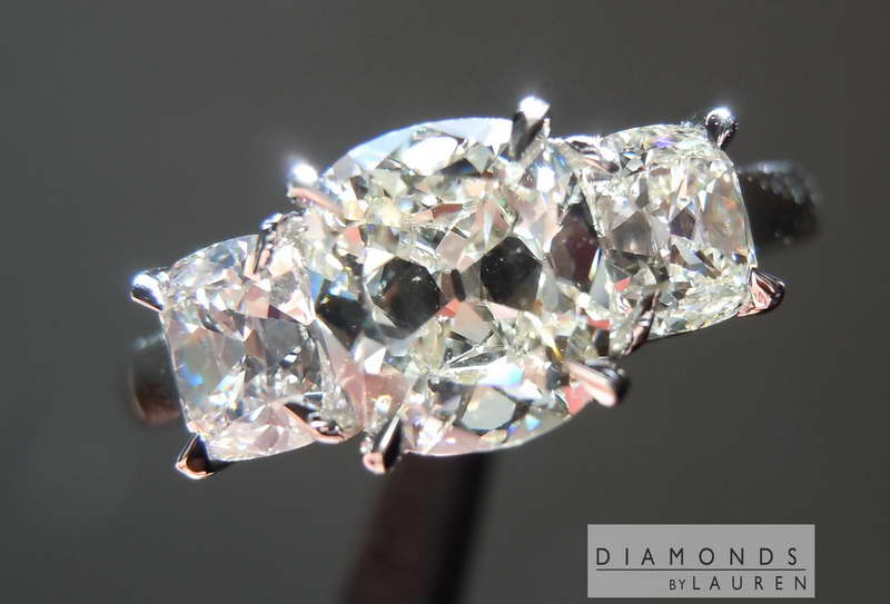 colorless diamond ring