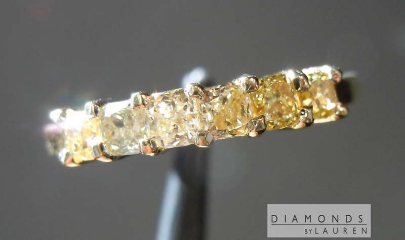 natural yellow diamond ring