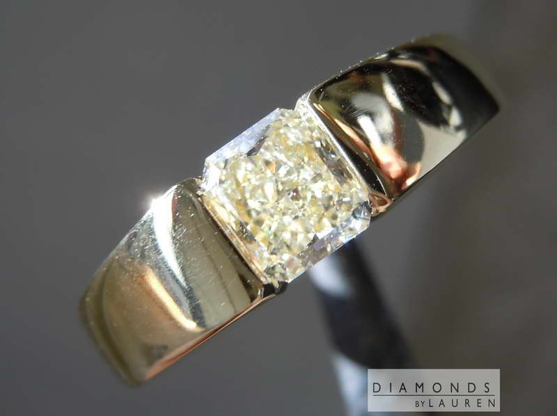 .84ct N VS1 Radiant Diamond Ring