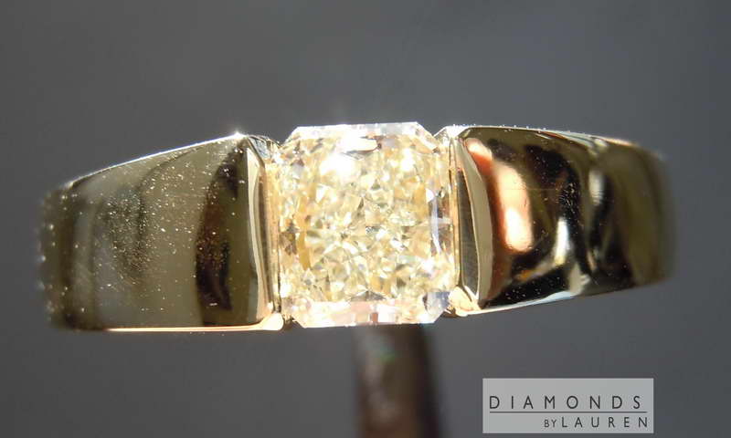 canary diamond ring