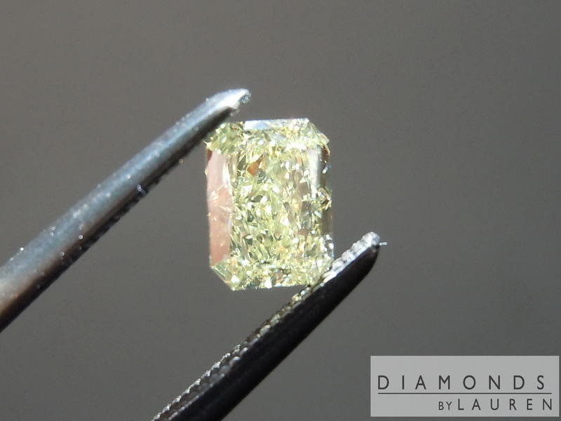 yellow diamond pendant