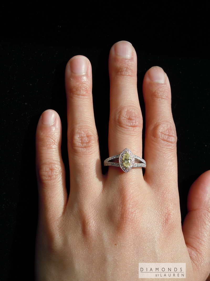 diamond halo ring