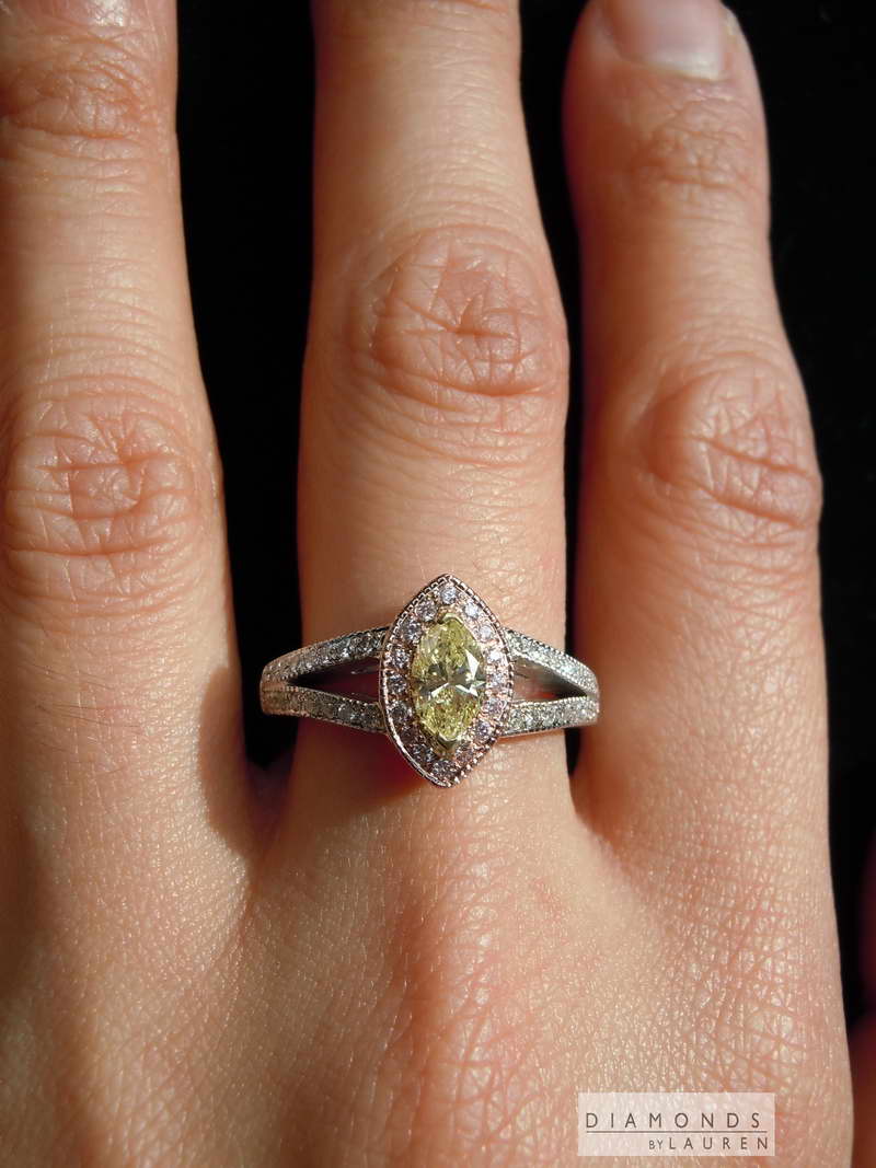 yellow diamond ring