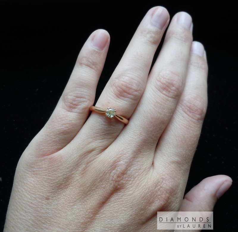 canary diamond ring