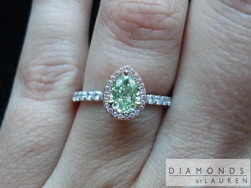 canary diamond ring