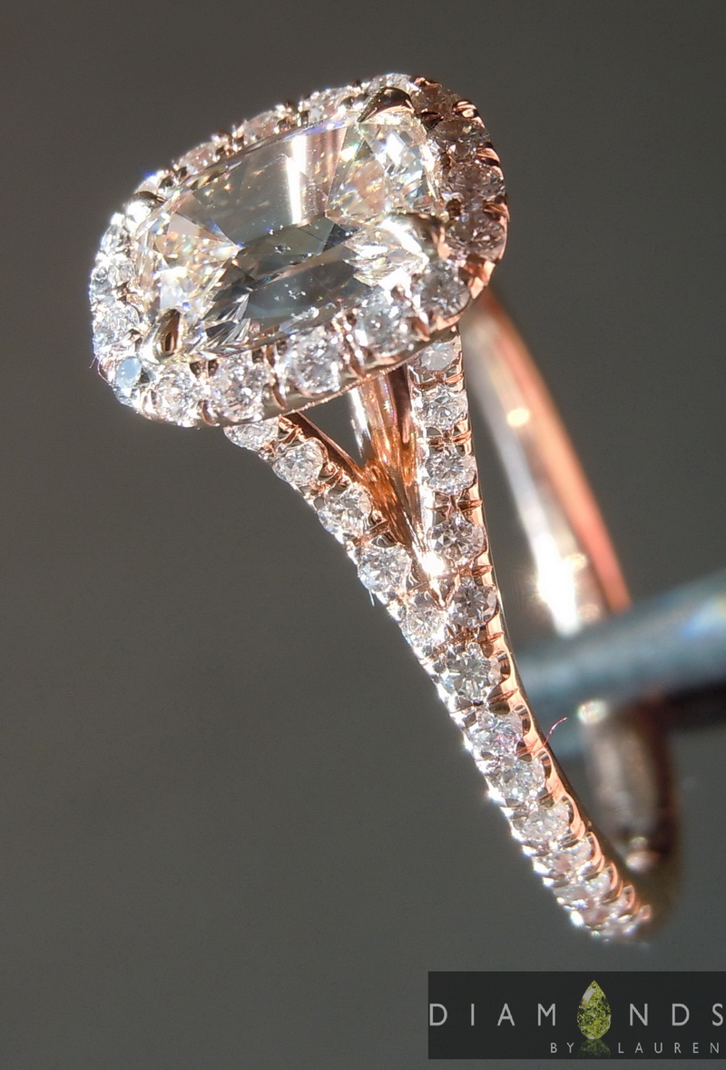 split shank halo diamond ring