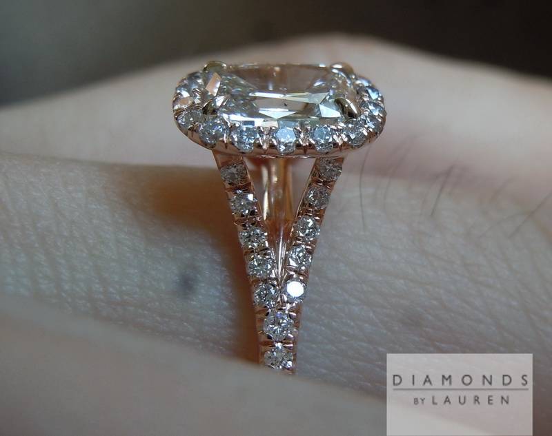brown diamond ring