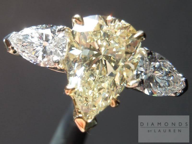 canary diamond ring