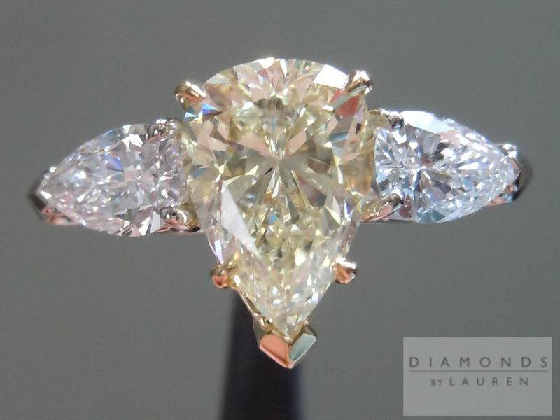 canary diamond ring