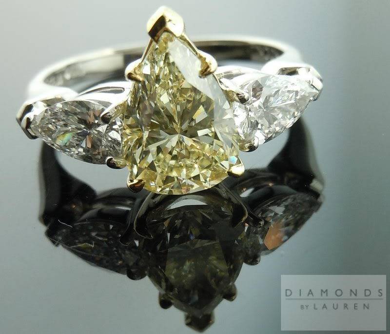 three stone diamond ring