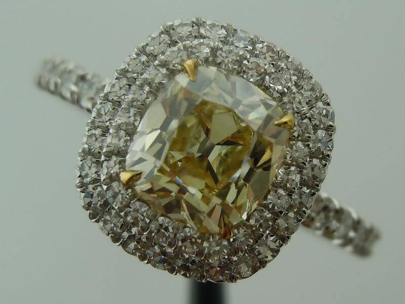 yellow diamond ring