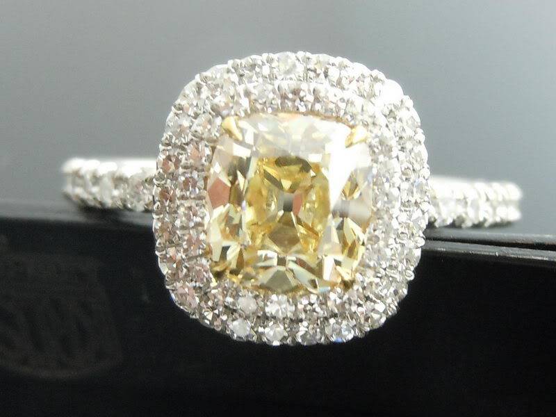 canary diamond ring