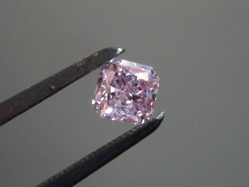 natural pink diamond ring