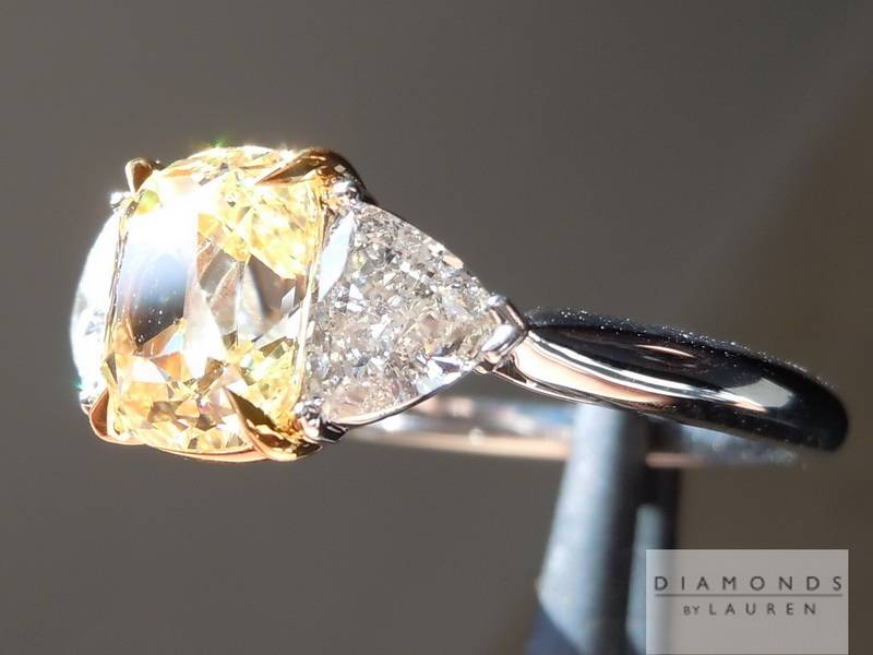 canary diamond ring