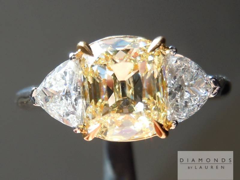 yellow diamond ring