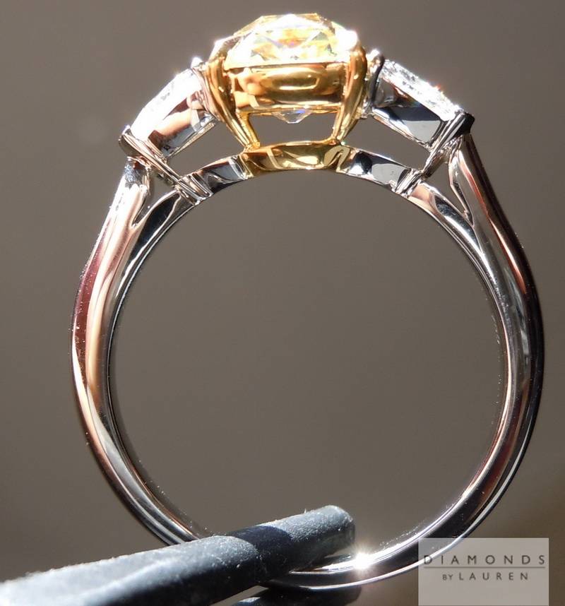 canary diamond ring