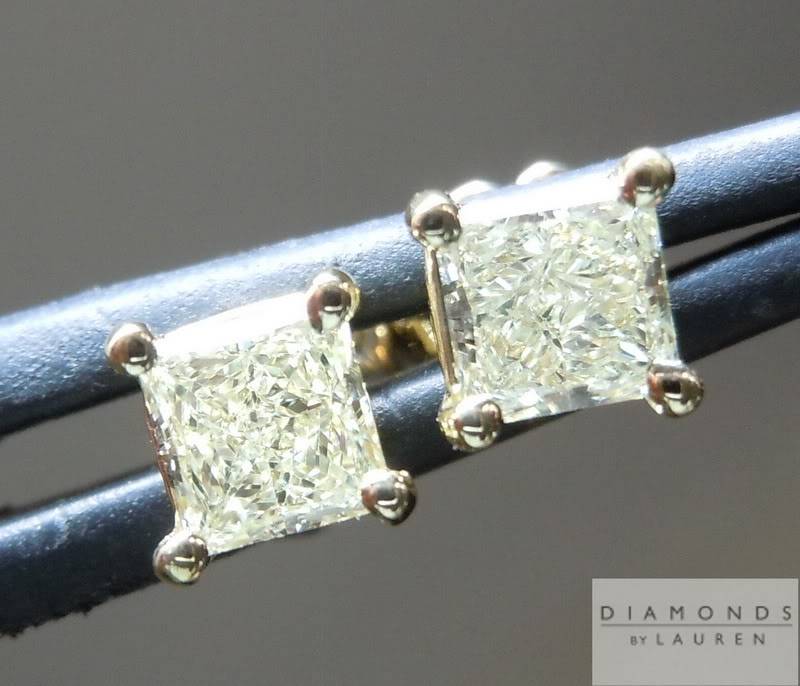 canary diamond earrings