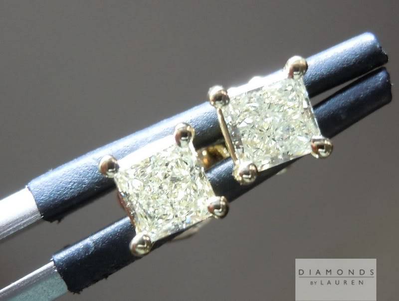 yellow diamond earrings