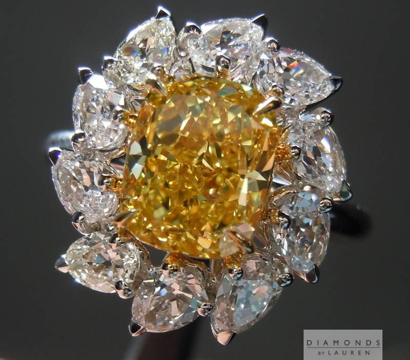 colorless diamond ring