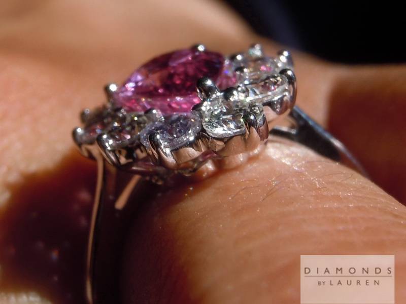 colorless diamond ring
