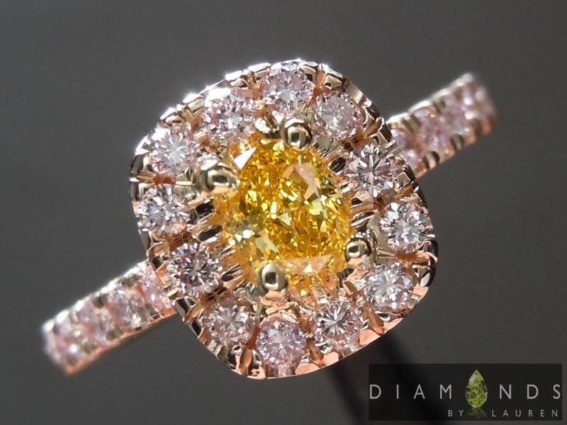 yellow diamond ring