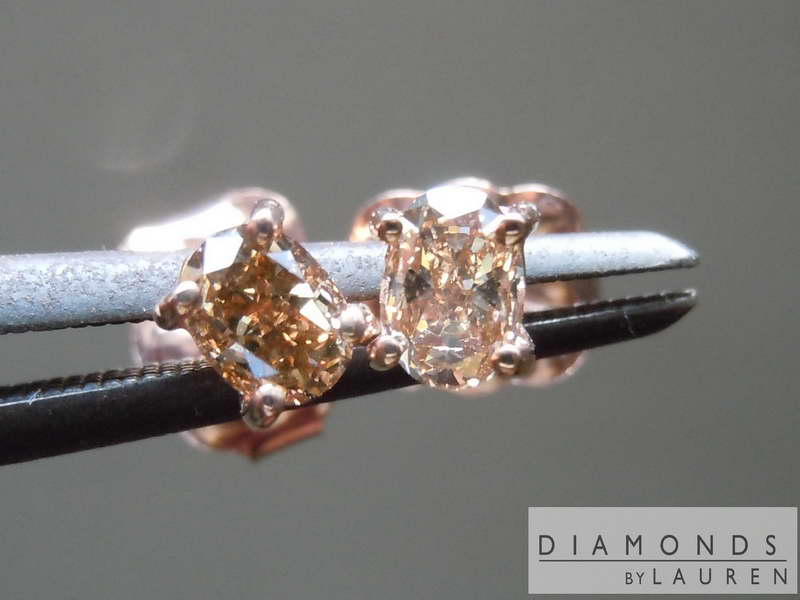 chocolate diamond earring