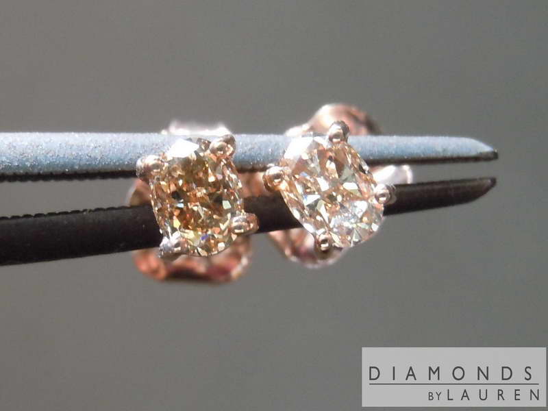 chocolate diamond earring