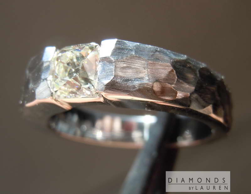 natural peruzzi diamond ring