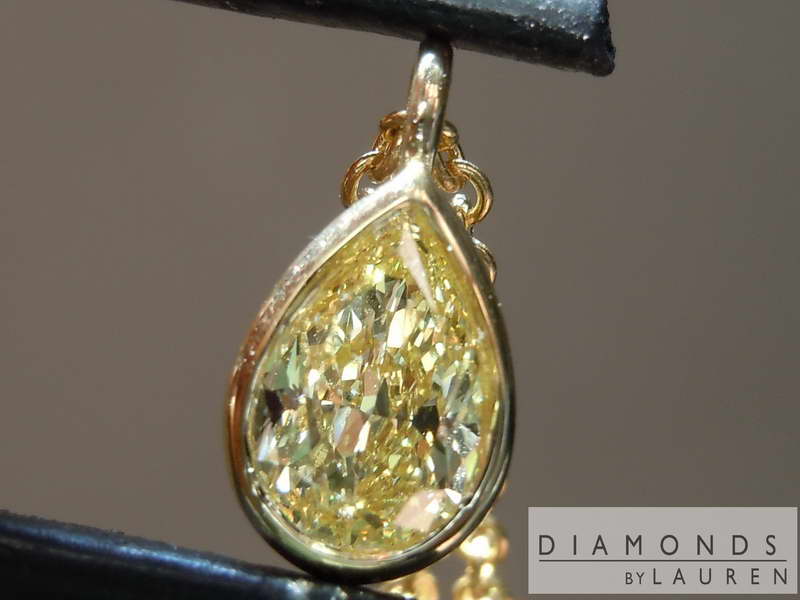 yellow diamond necklace