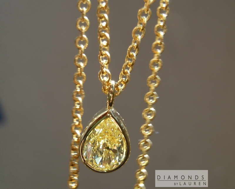 canary diamond necklace