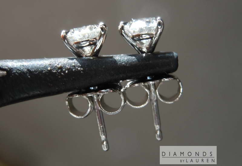 diamond stud earrings