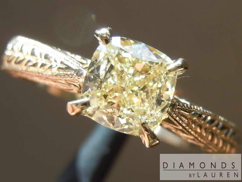 canary diamond ring