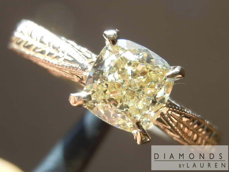 canary diamond ring