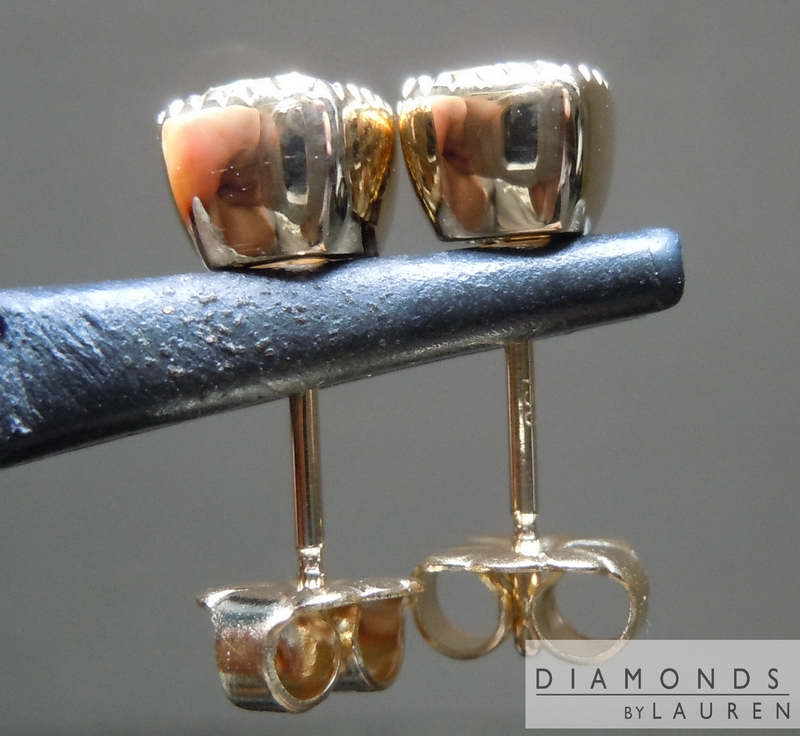 yellow diamond earrings