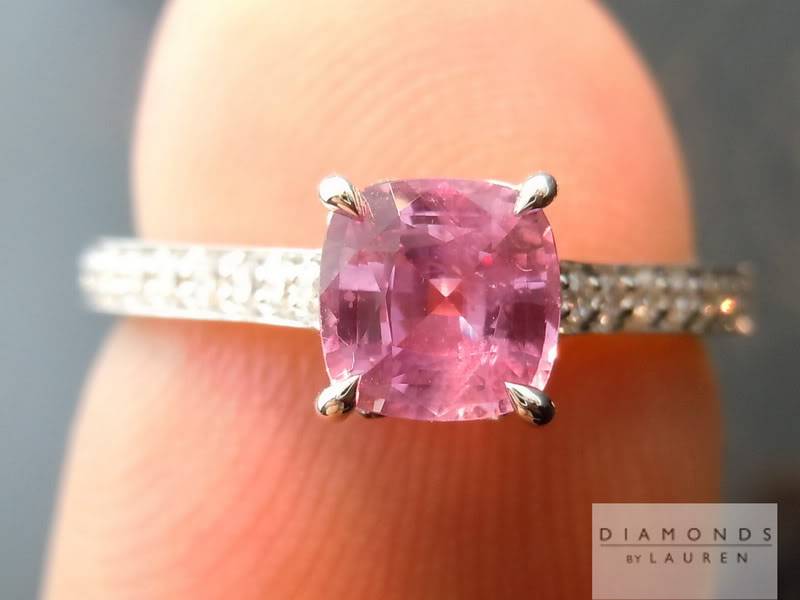 purple sapphire ring