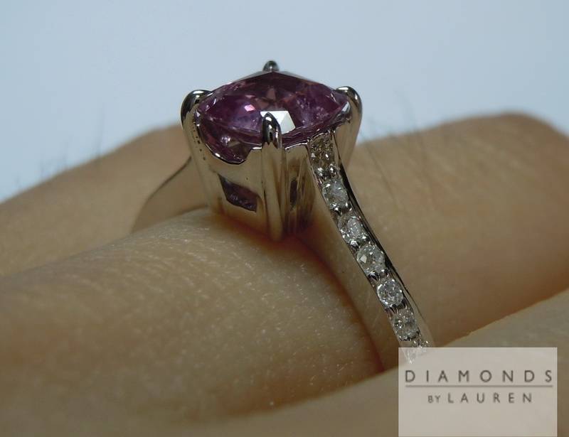pink sapphire ring