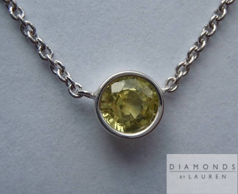 sapphire necklace