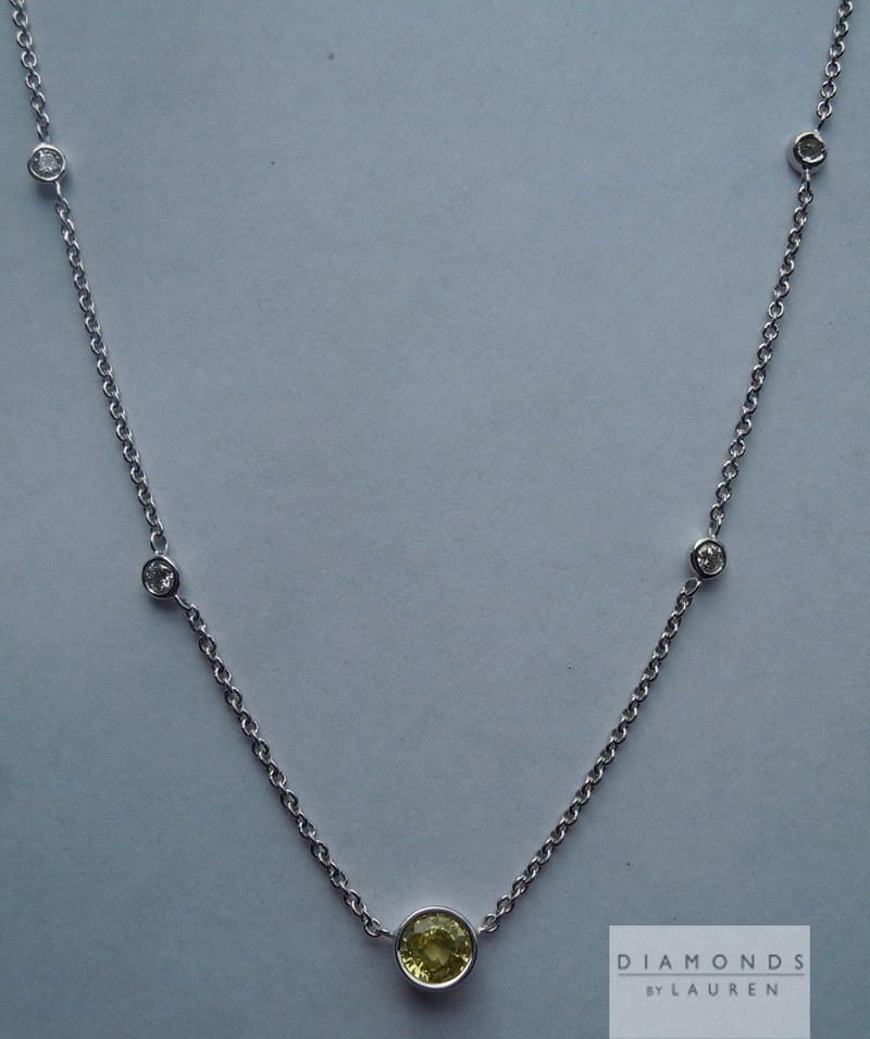 sapphire pendant