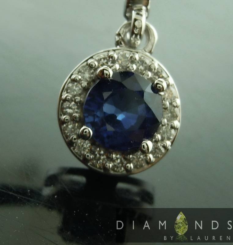 blue sapphire necklace