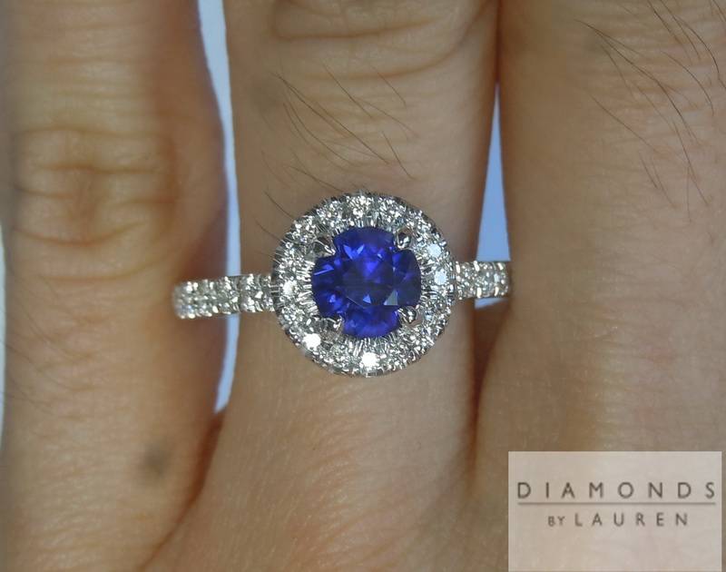 blue sapphire ring
