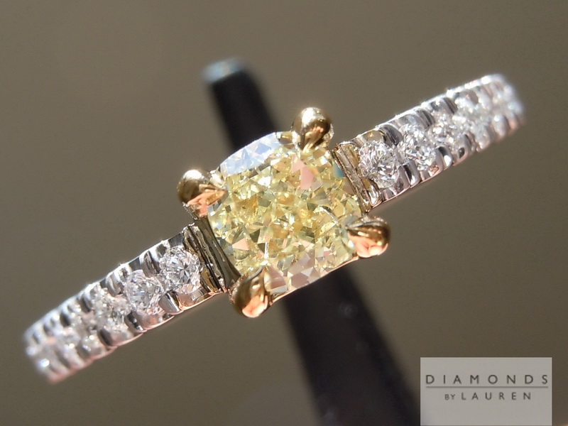 canary diamond ring