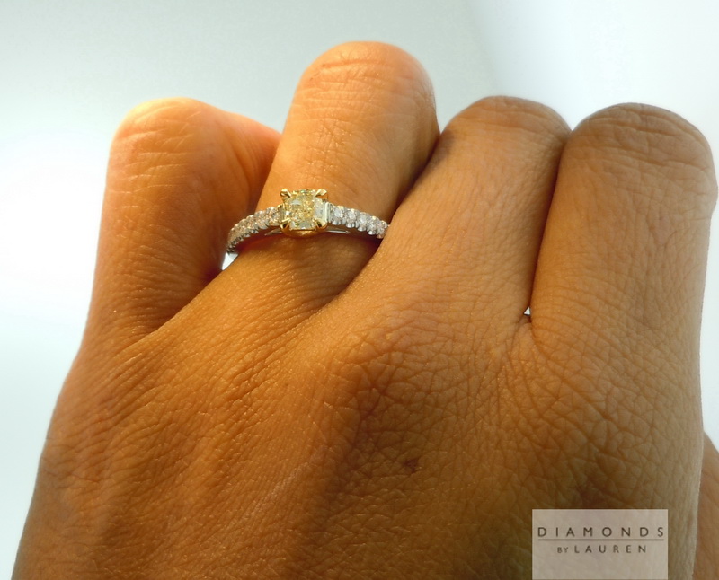 yellow diamond ring