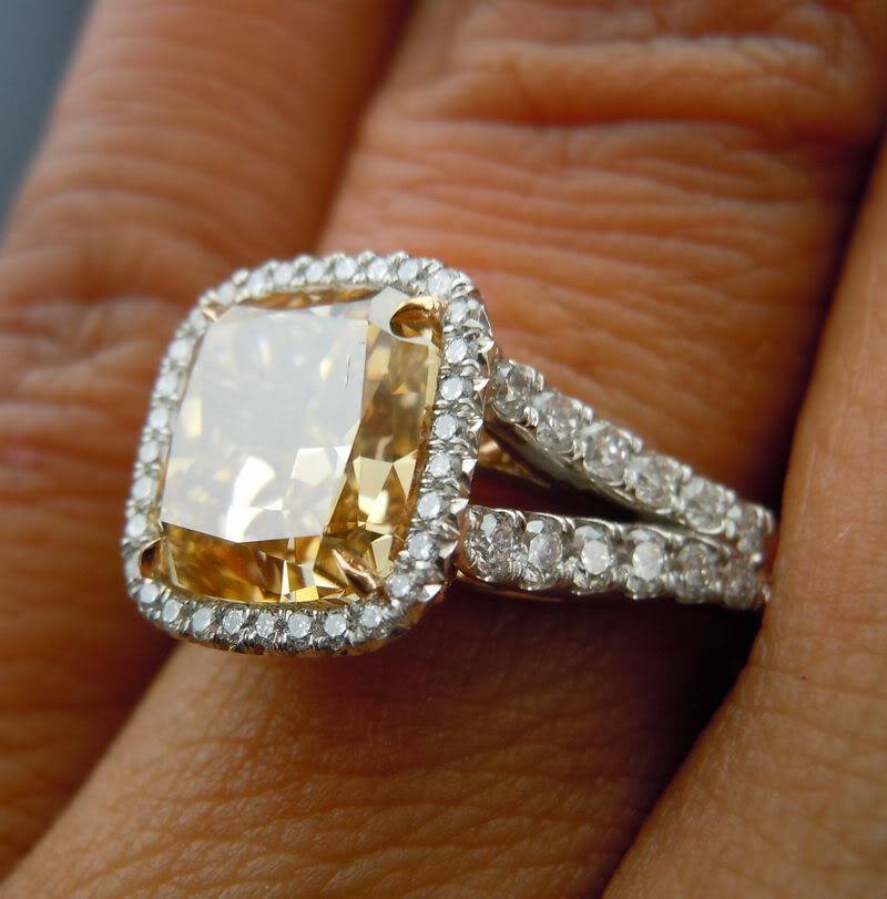 yellow diamond ring