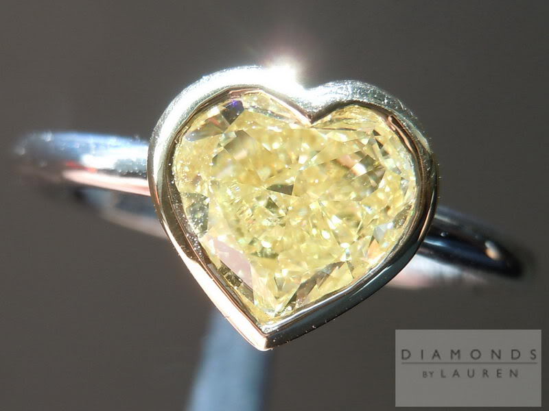 canary diamond ring
