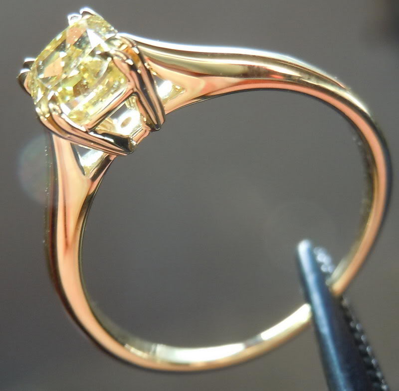 canary diamond ring