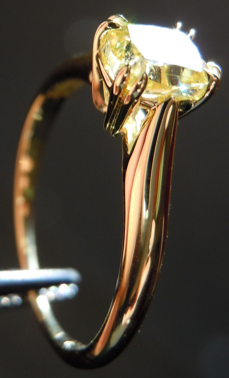 yellow diamond ring